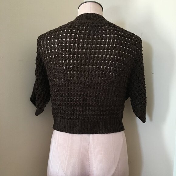 [H&M] Sparkly Brown Knit Shrug | S | Good - Picture 2 of 11